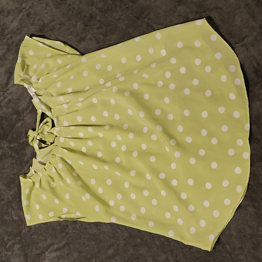 Lauren Conrad polka dot blouse